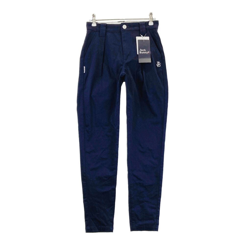 サイズ 0 JACK BUNNY ジャックバニー ストレッチパンツ ネイビー系 ゴルフウェア レディース ストスト