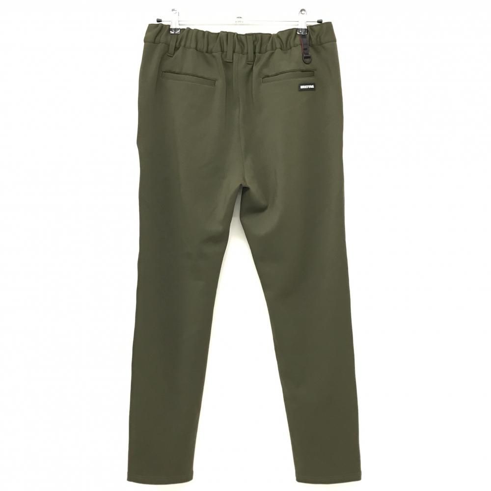 超美品】ブリーフィング ストレッチパンツ カーキ ダンボールニット
