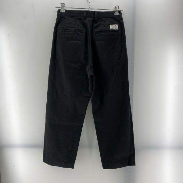 WACKO MARIA 2タック テーパードパンツ ブラック サイズS ワコマリア 24