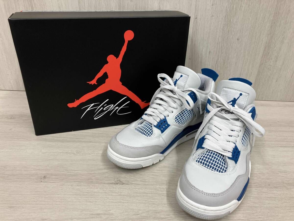 NIKE ナイキ エア AIR JORDAN 4 RETOR ジョーダン レトロ FV 5029 141 26 cm ブルー グレー