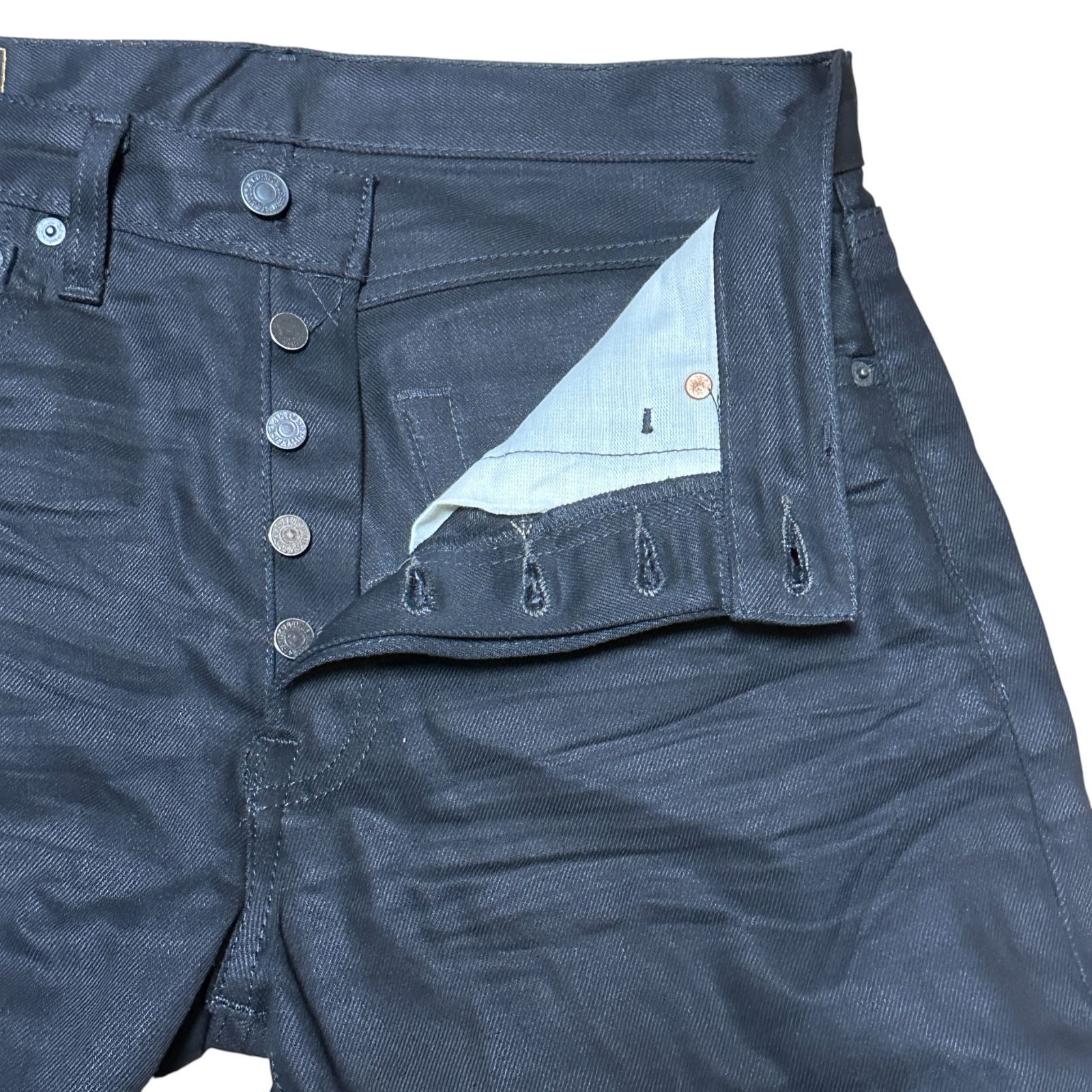 LEVI'S 501 メキシコ製 ボタン裏4996 ブラック ストレートデニム