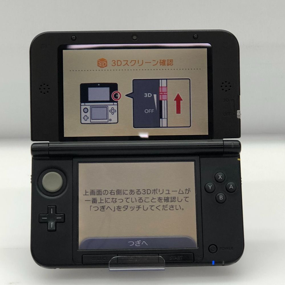 05w16889T 【3DSLL】Nintendo 3DSLL 本体のみ ブラック SDカード4GB +