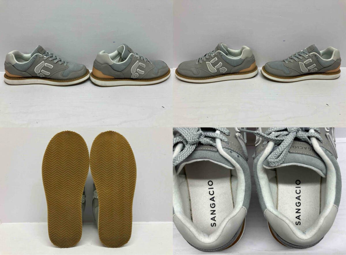 SANGACIO サンガッチョ スニーカー にゅ～ず にゅ® CREPE『GRAY