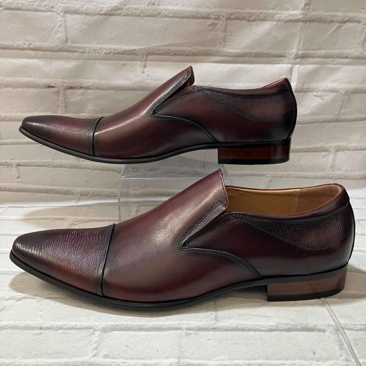 lucius ルシウス デッキシューズ 27 5 cm ブラウン