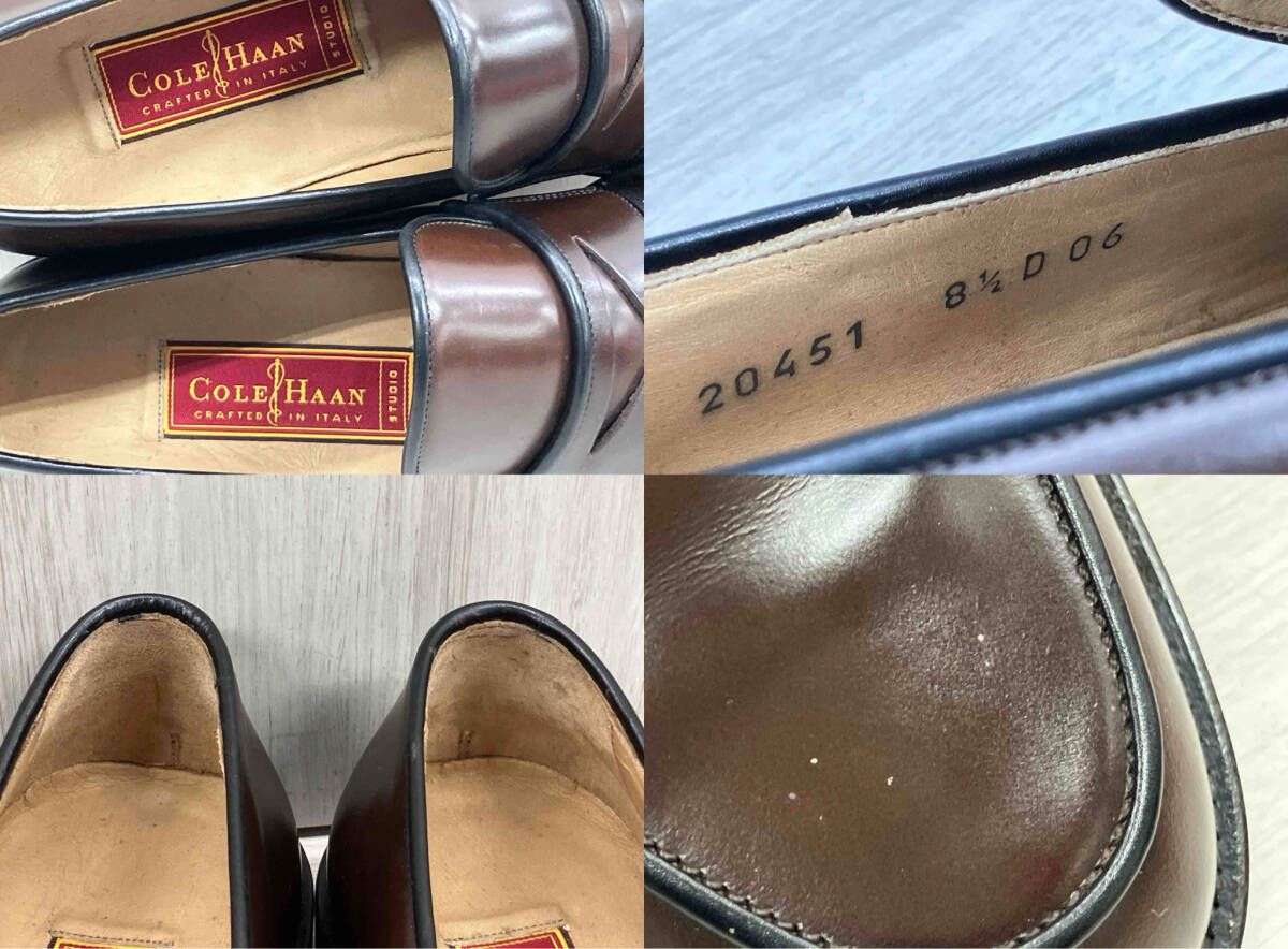  ローファー 表記サイズ8 5 ブラウン ローファー ブーツ 革靴