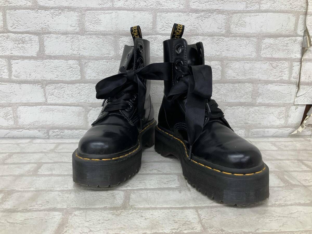Dr Martens MOLLY ドクター マーチン モリー ショートブーツ レディース ブラック size UK 4 アメカジ