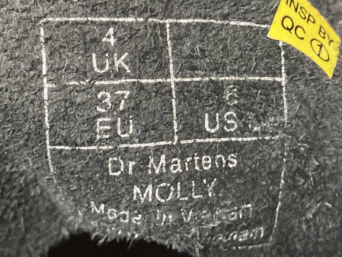  Dr Martens MOLLY ドクター マーチン モリー ショートブーツ レディース ブラック size UK 4 アメカジ その他 ブーツ 革靴
