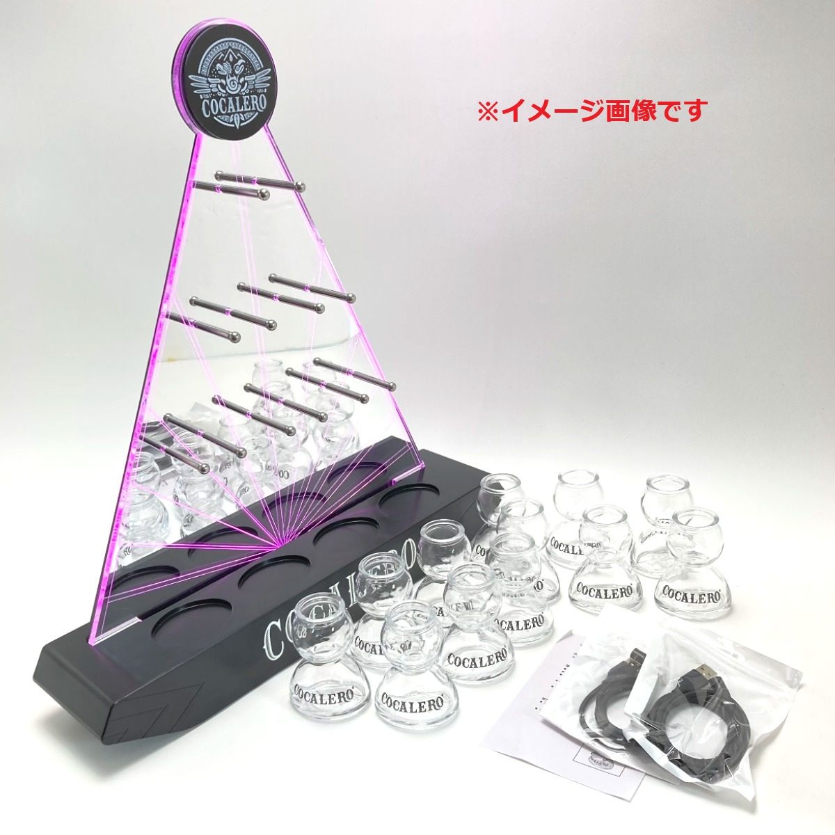 COCALERO コカレロ ボムタワー LEDディスプレイ グラス12個付き - メルカリ
