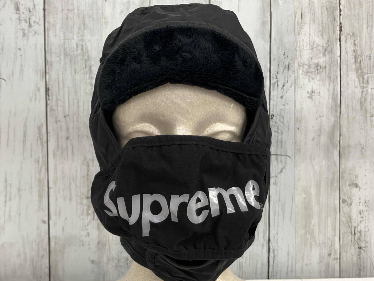 Supreme Tech Trooper Black シュプリーム フライトキャップ ロゴ入り