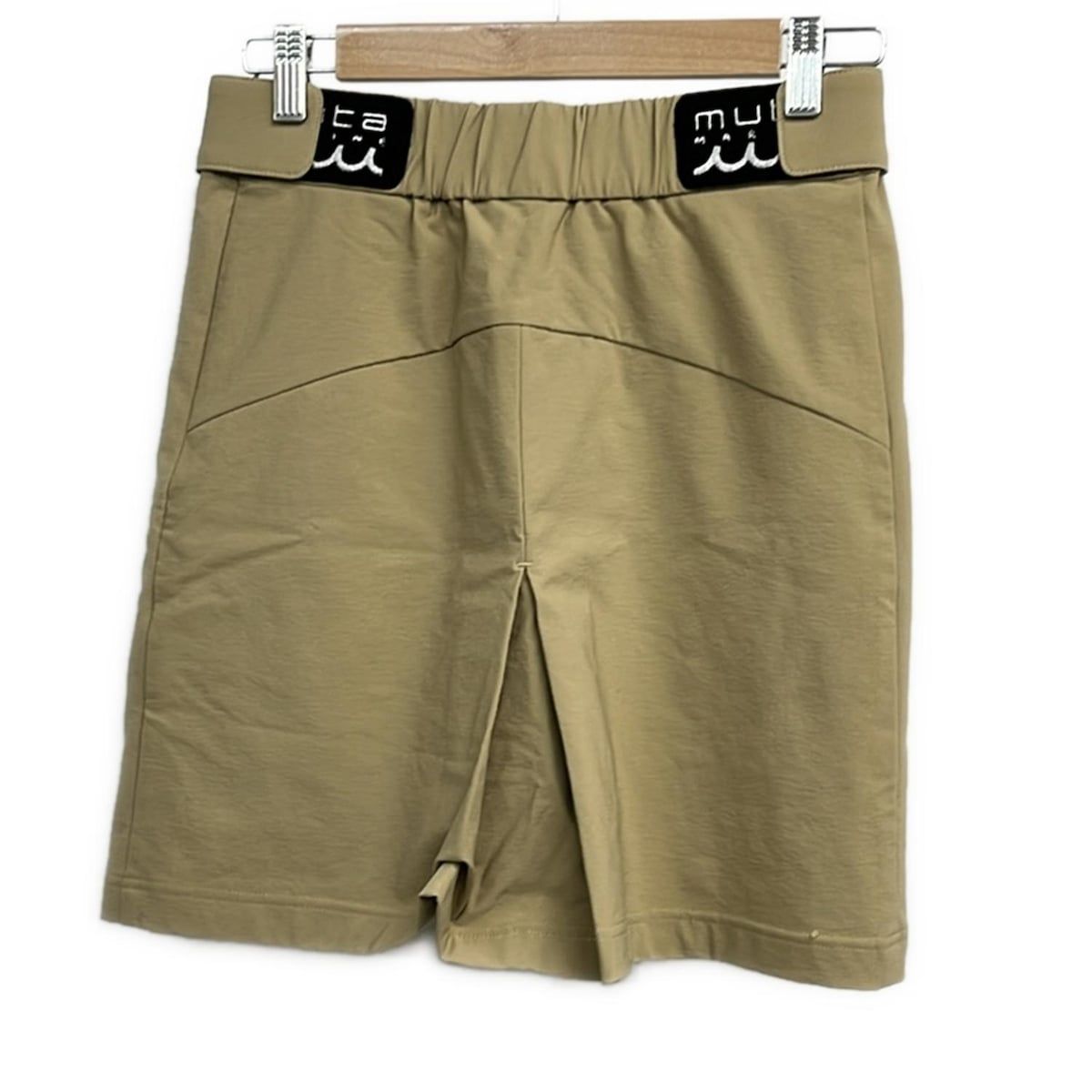 muta ムータ ショートパンツ サイズ1 S レディース ベージュ 黒 ウエストゴム