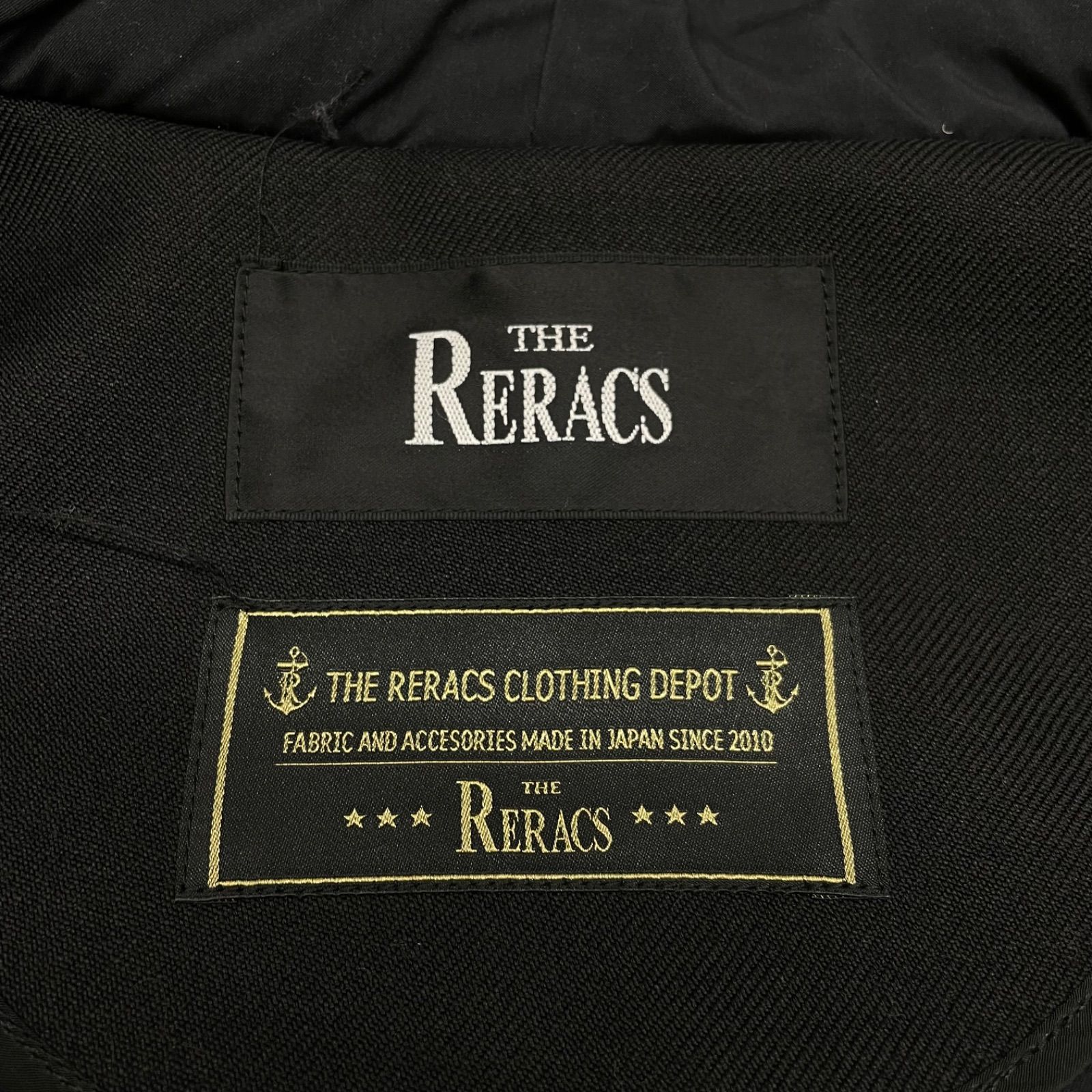 THE RERACS ザリラクス ボアフーデットベスト ロングベスト フード付き