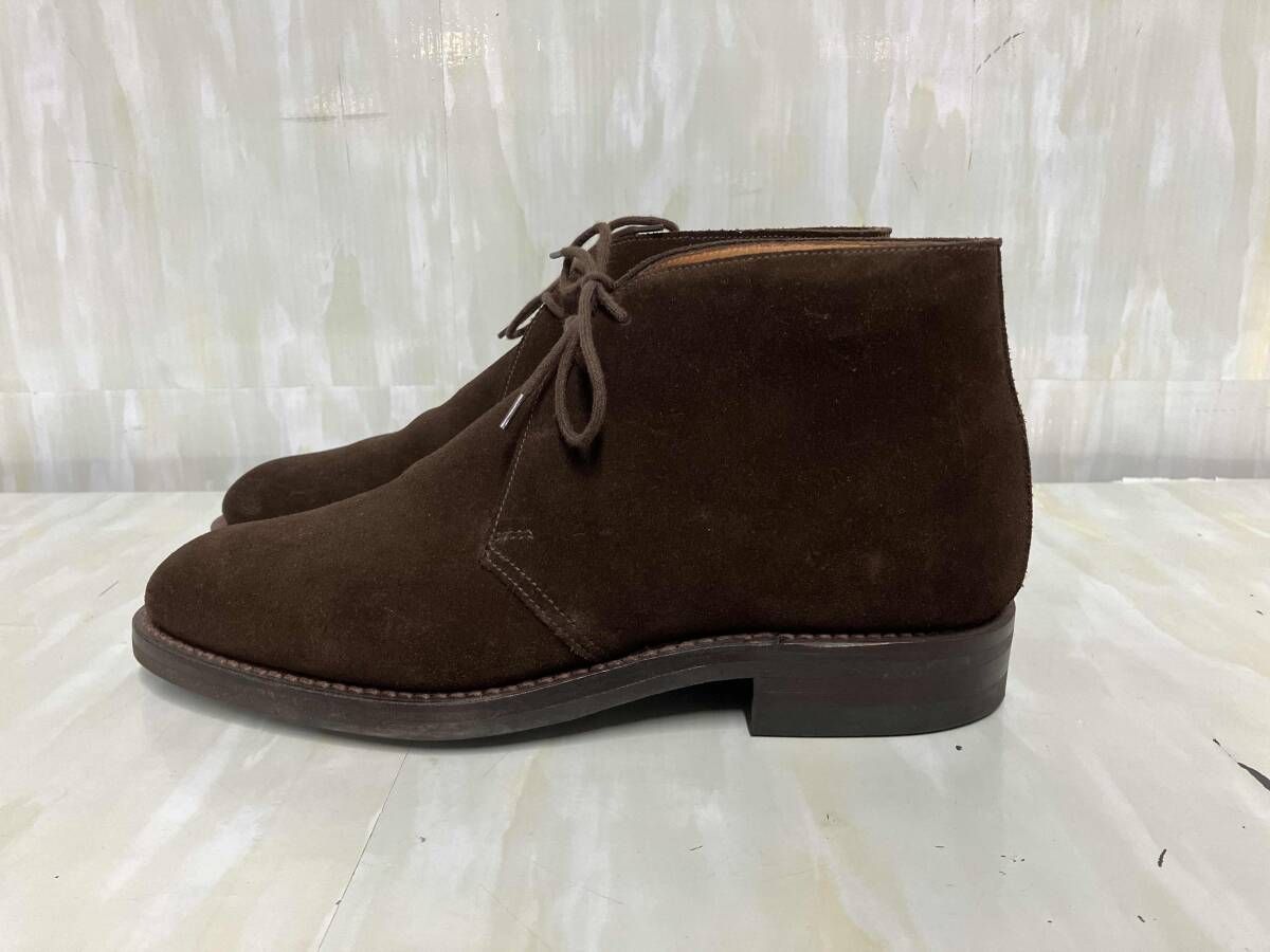 JONES クロケット ジョーンズ チャートシー チャッカブーツ スエード ブラウン UK 7