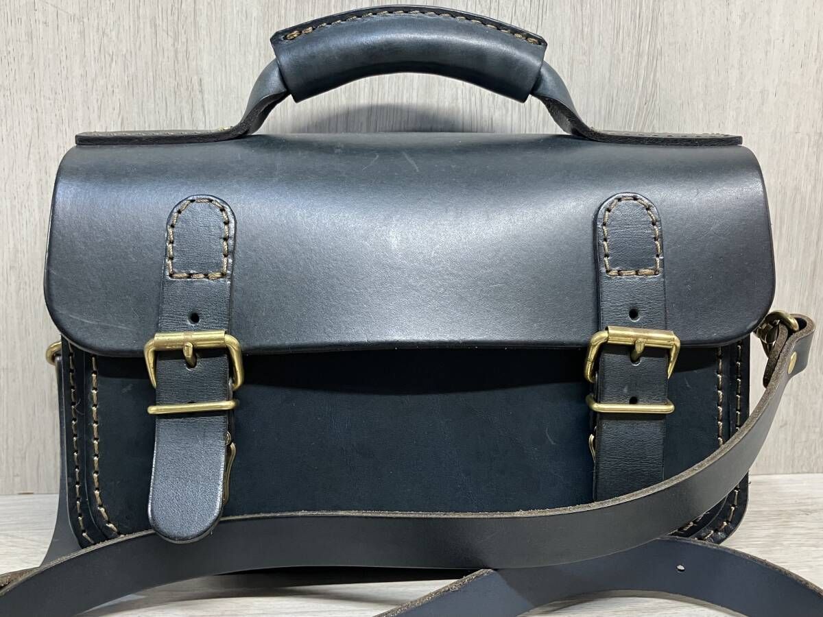 HERZ 樽型 2way ミニバッグ ヘルツ 肉厚 本革 レザー ショルダー 