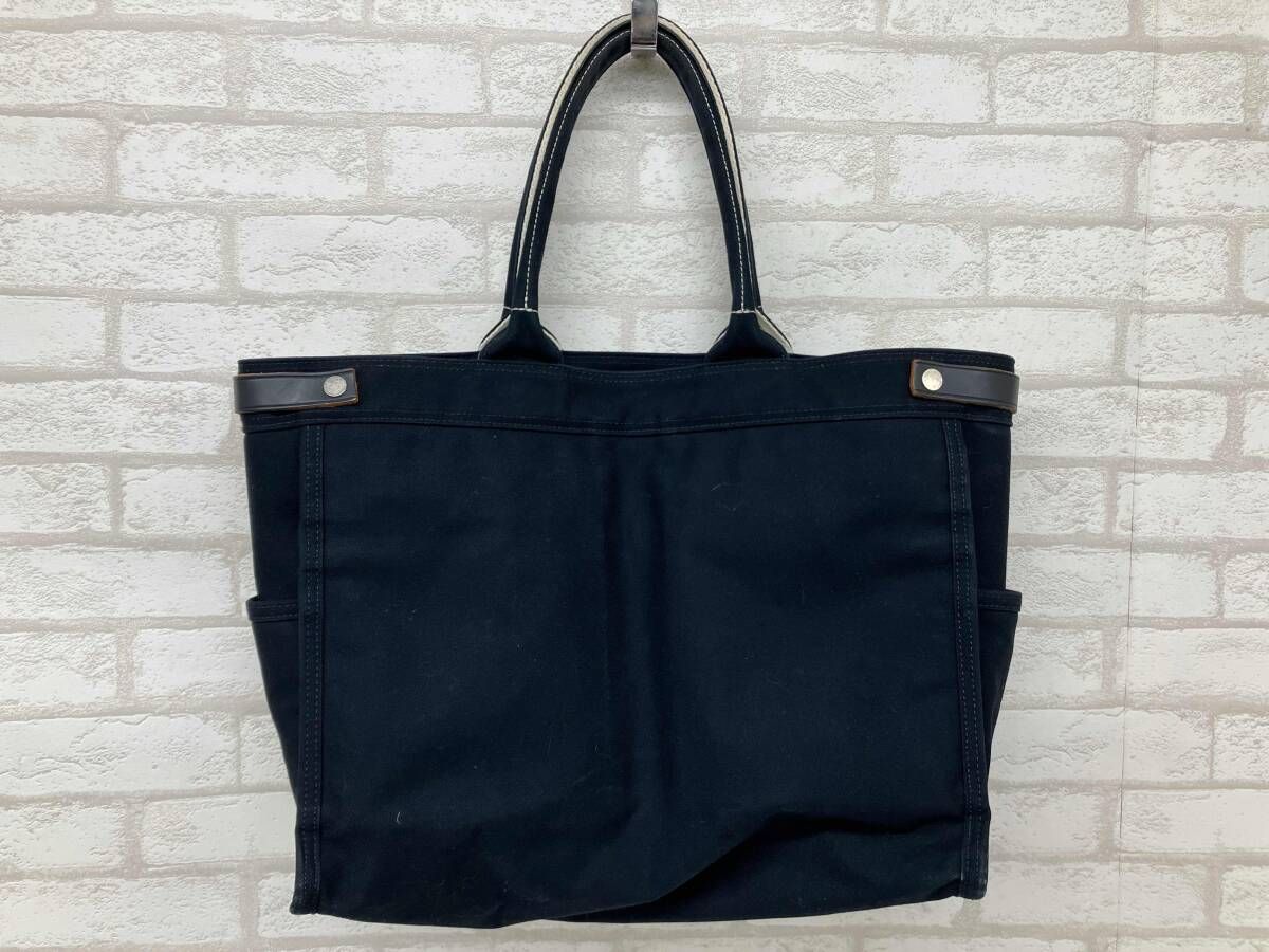 PORTER GIRL ポーターガール トートバッグ キャンバス ネイビー 日本製