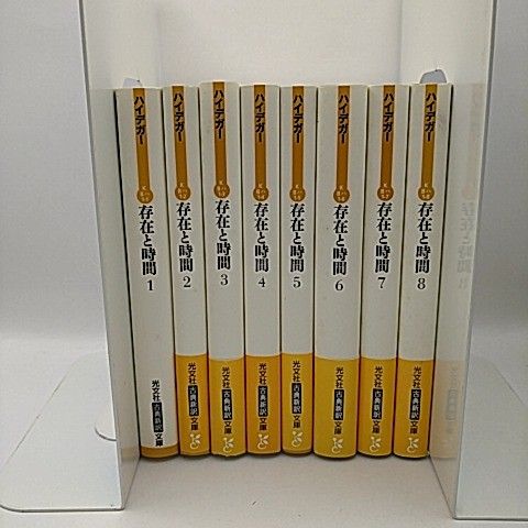 存在と時間 全巻 全8巻セット マルティン・ハイデッガー 著 中山元 訳
