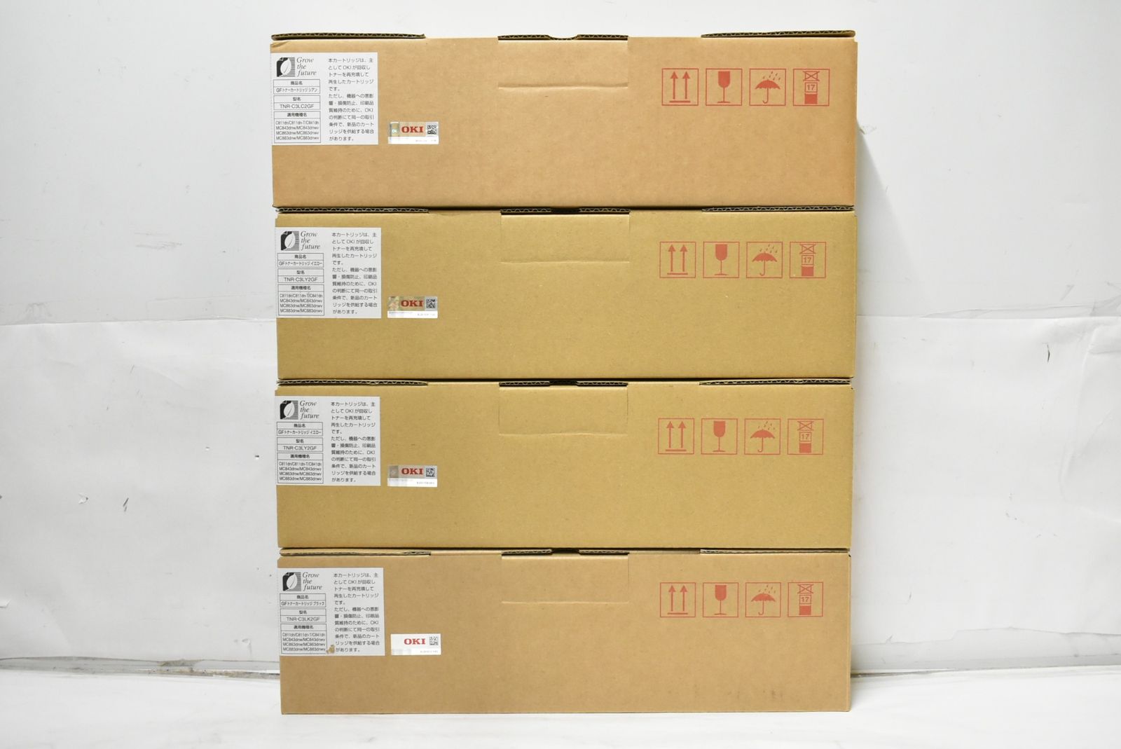 OKI トナー TNR C 3 LK 2 GF Y 4本 シアン イエロー ブラック オキ L 19 byebye