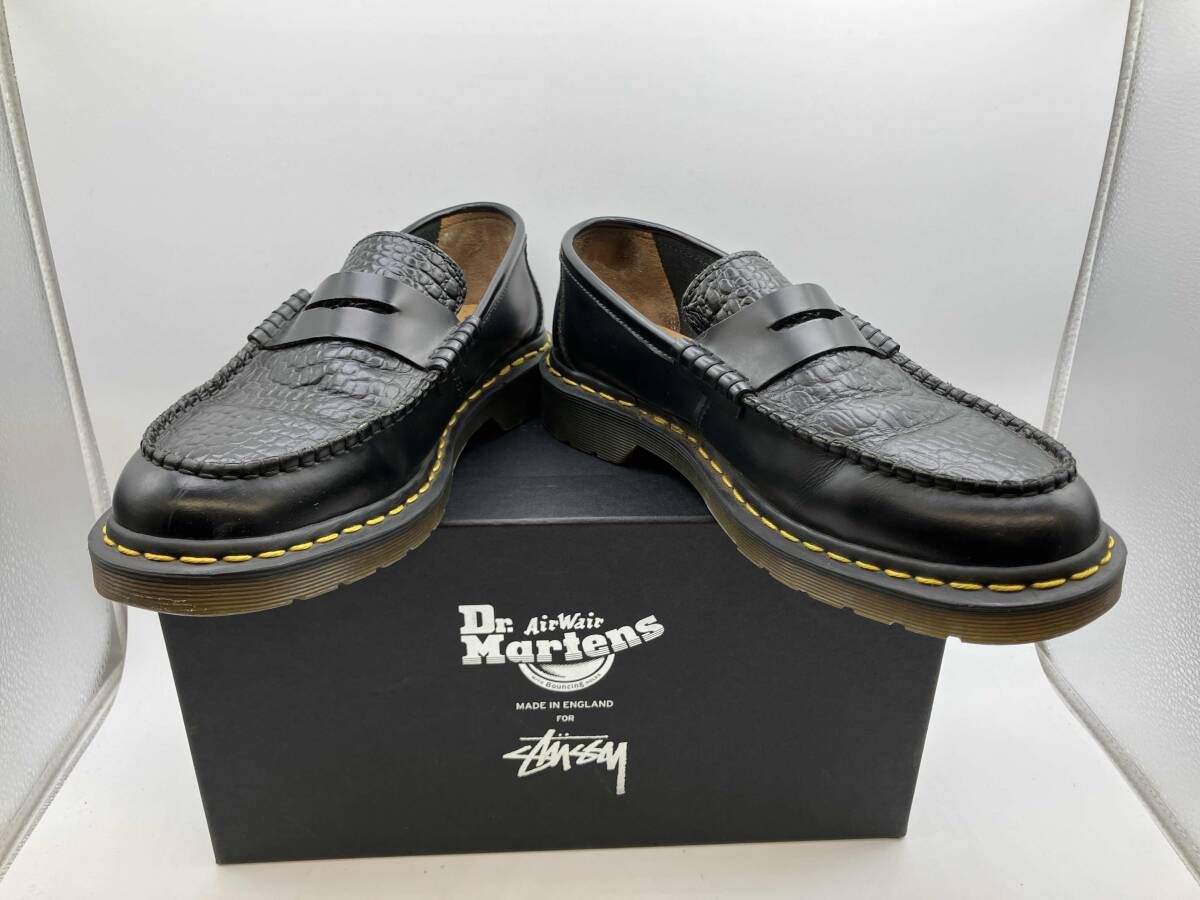 Dr.Martens x Stussy|ローファー|PENTON COIN LOAFER|ブラック|24369|26 cm