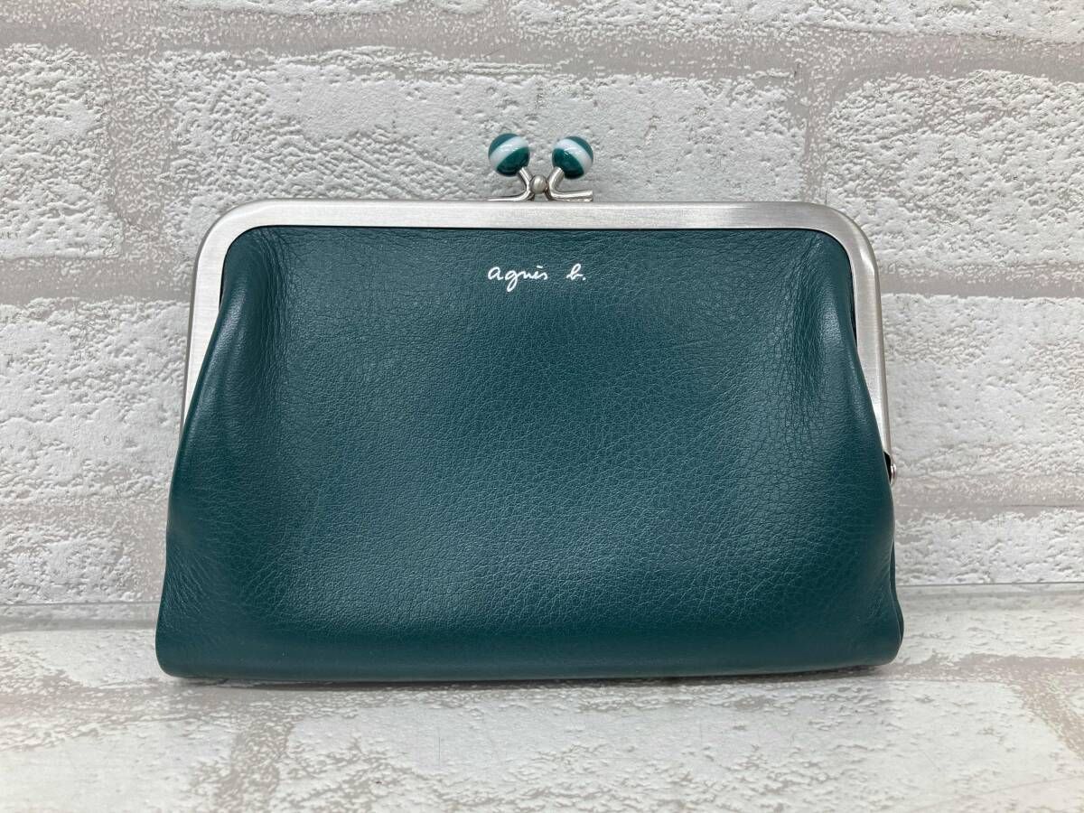 agnes b. PAW07-03 アニエスベー がま口ウォレット 二つ折り財布