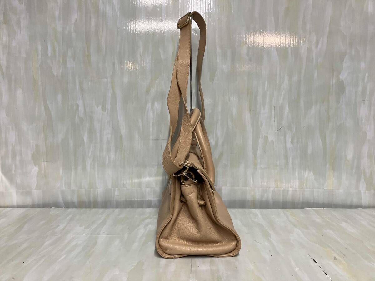 【未使用級✨】JIMMY CHOO ジミーチュウ 2way リュック ベージュ 未使用級✨】JIMMY CHOO ジミーチュウ 2way リュック ベージュ 中古