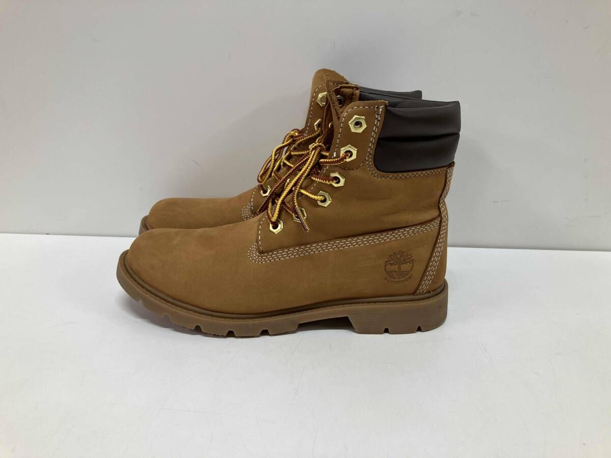 Timber land ティンバーランド ショートブーツ Womens Linden Woods 6 lnch 23.0 cm オーカー