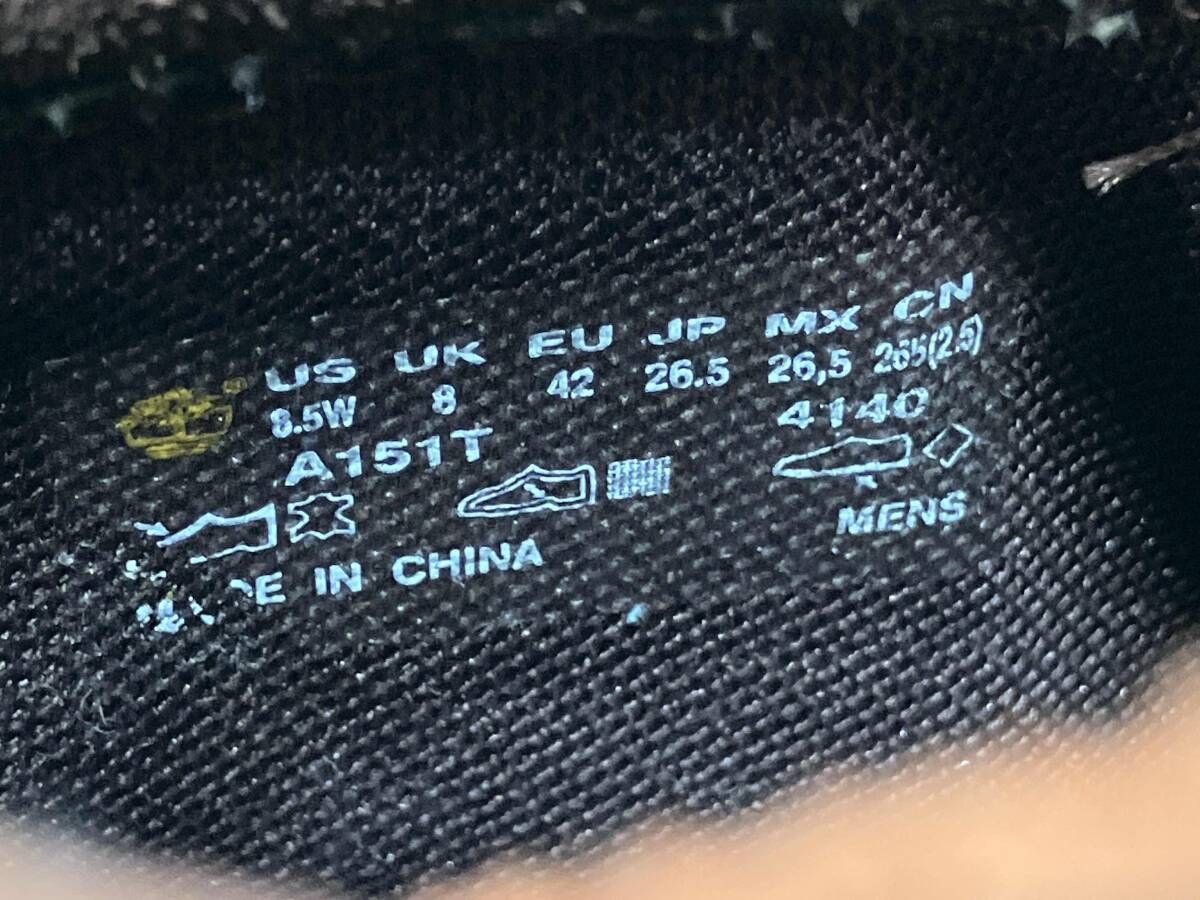  Timber land ティンバーランド ワークブーツ 7ホール A 151 Tワイン 26 5 cm その他 ブーツ 革靴