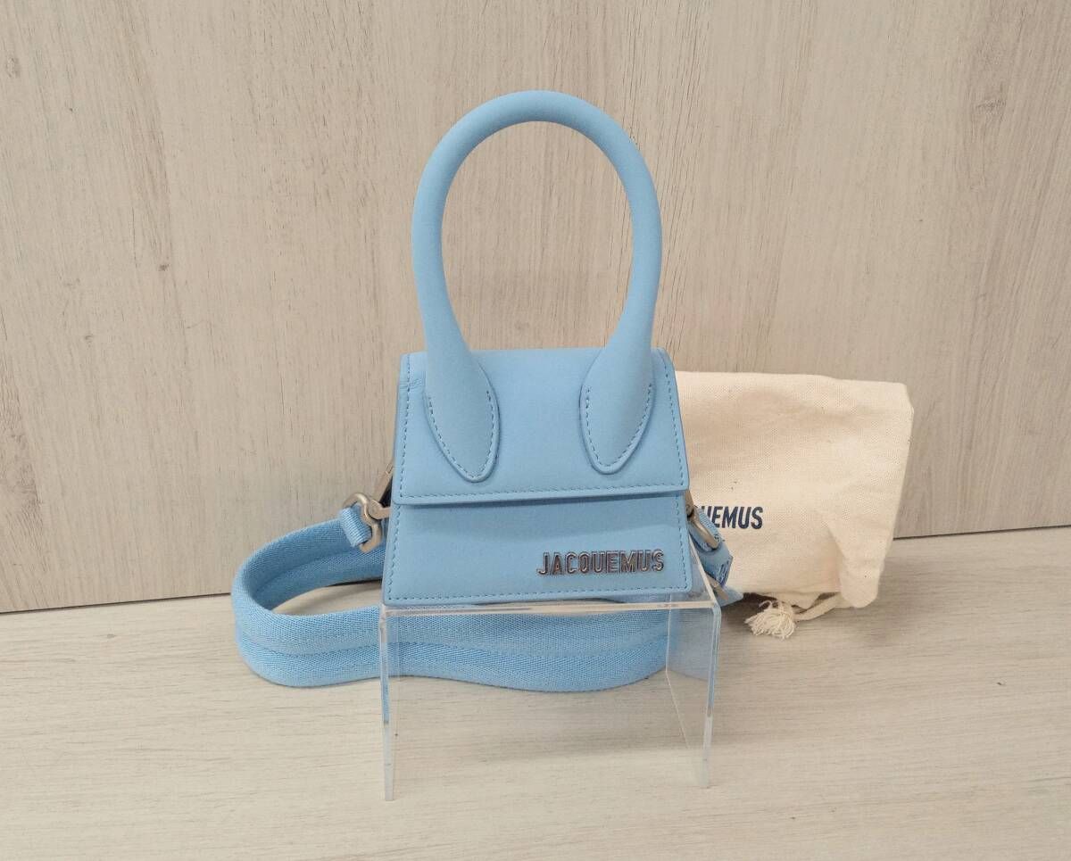 JACQUEMUS ライトブルー ミニショルダーバッグ JACQUEMUS/ジャックムス/ショルダーバッグ/Le Chiquito Homme handbag
