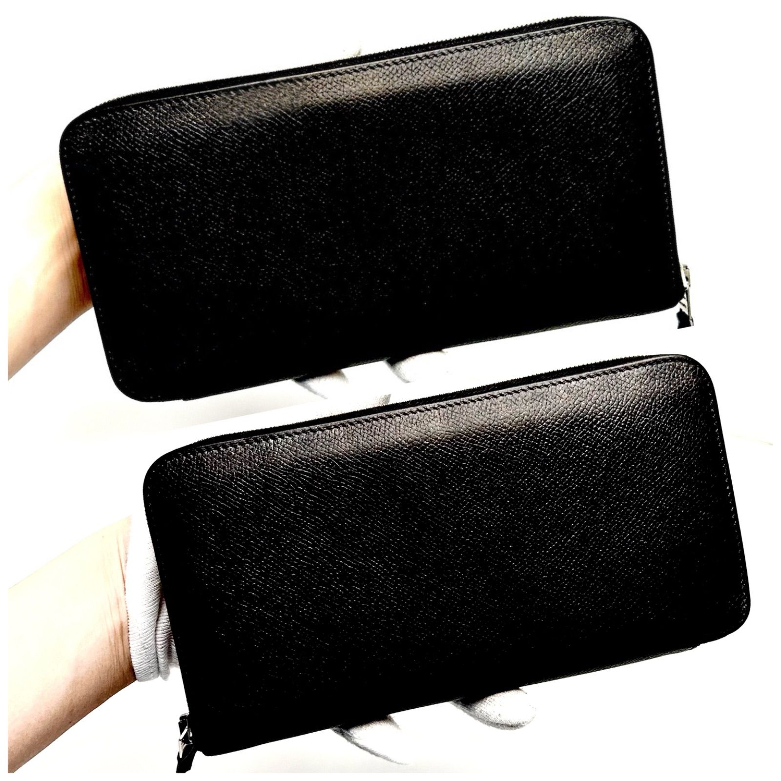 ✨希少✨値下げ不可❣️エルメス♦︎アザップ♦︎オールレザー♦︎ブラック♦︎シェーブル 人気‼️】値下げ不可‼️HERMES エルメス アザップオールレザー