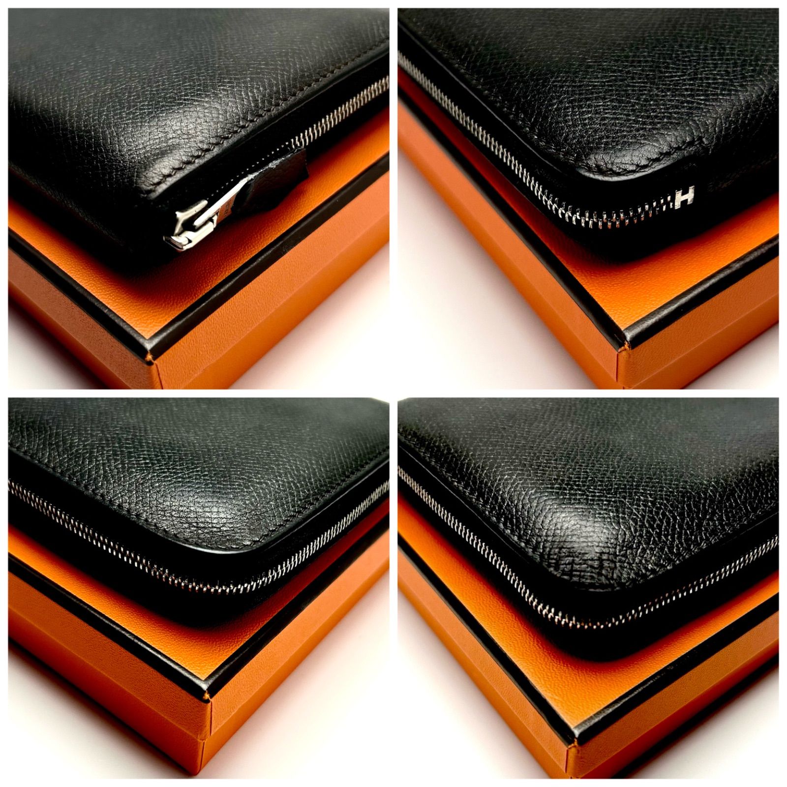 ✨希少✨値下げ不可❣️エルメス♦︎アザップ♦︎オールレザー♦︎ブラック♦︎シェーブル 人気‼️】値下げ不可‼️HERMES エルメス アザップオールレザー