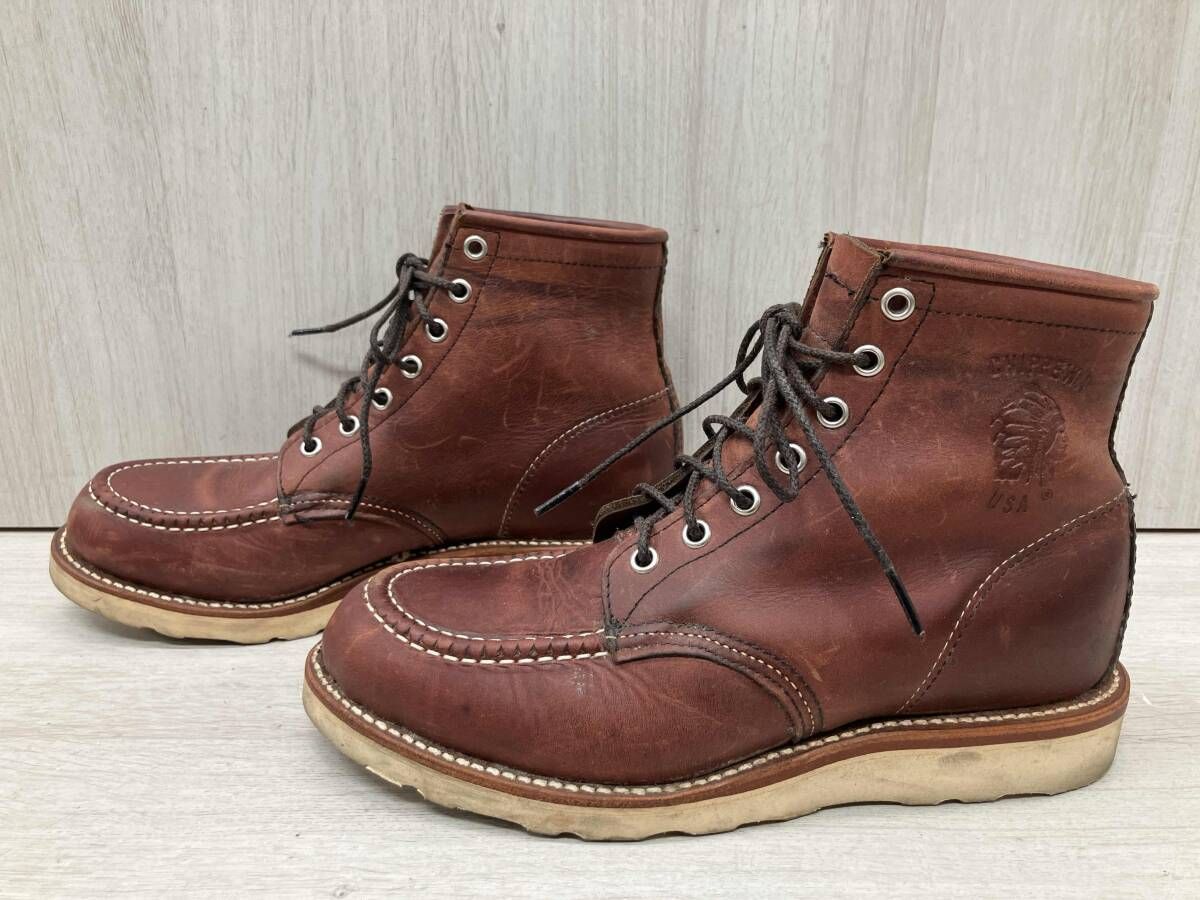 チペワ ワークブーツ 90092 ブラウン 25 5 cm 表記サイズ7 D