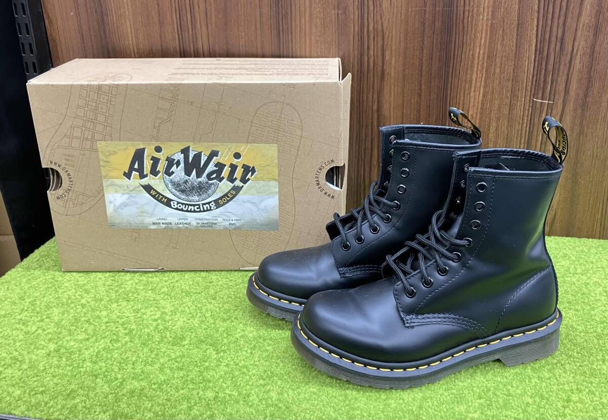 Dr Marten ドクターマーチン CAPPER ブラック EU 37 UK 4 約23 cm ショートブーツ 1460 W レースアップブーツ レディース シューズ 靴