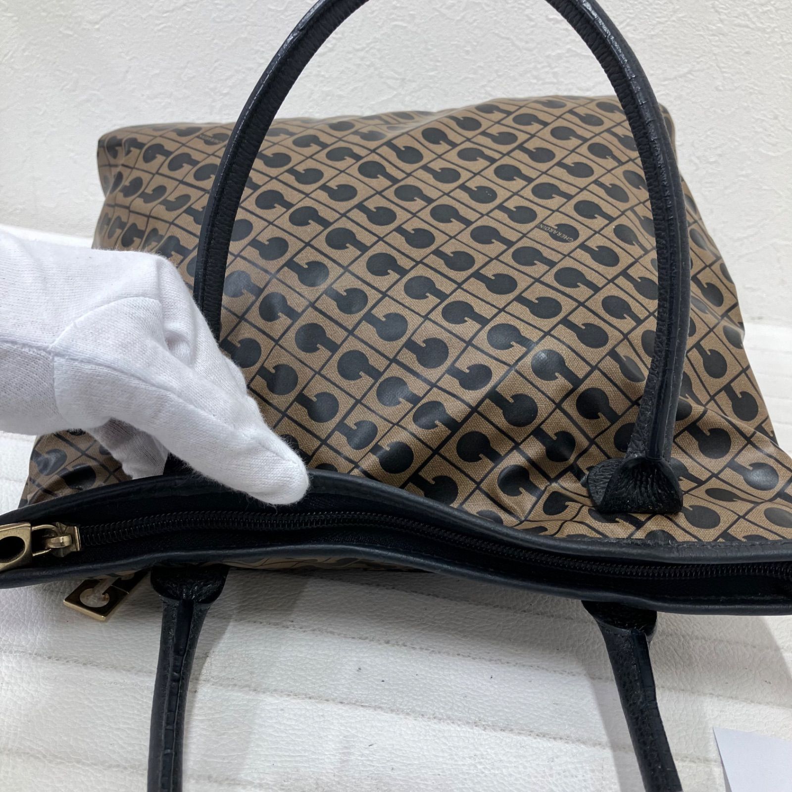 6572 GHERARDINIゲラルディーニ ソフティ ハンドバッグ トートバッグ