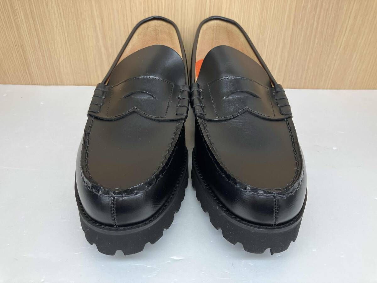 AVIREX アヴィレックス kenford ケンフォード タンクソールローファー 26 5 ブラック 通年