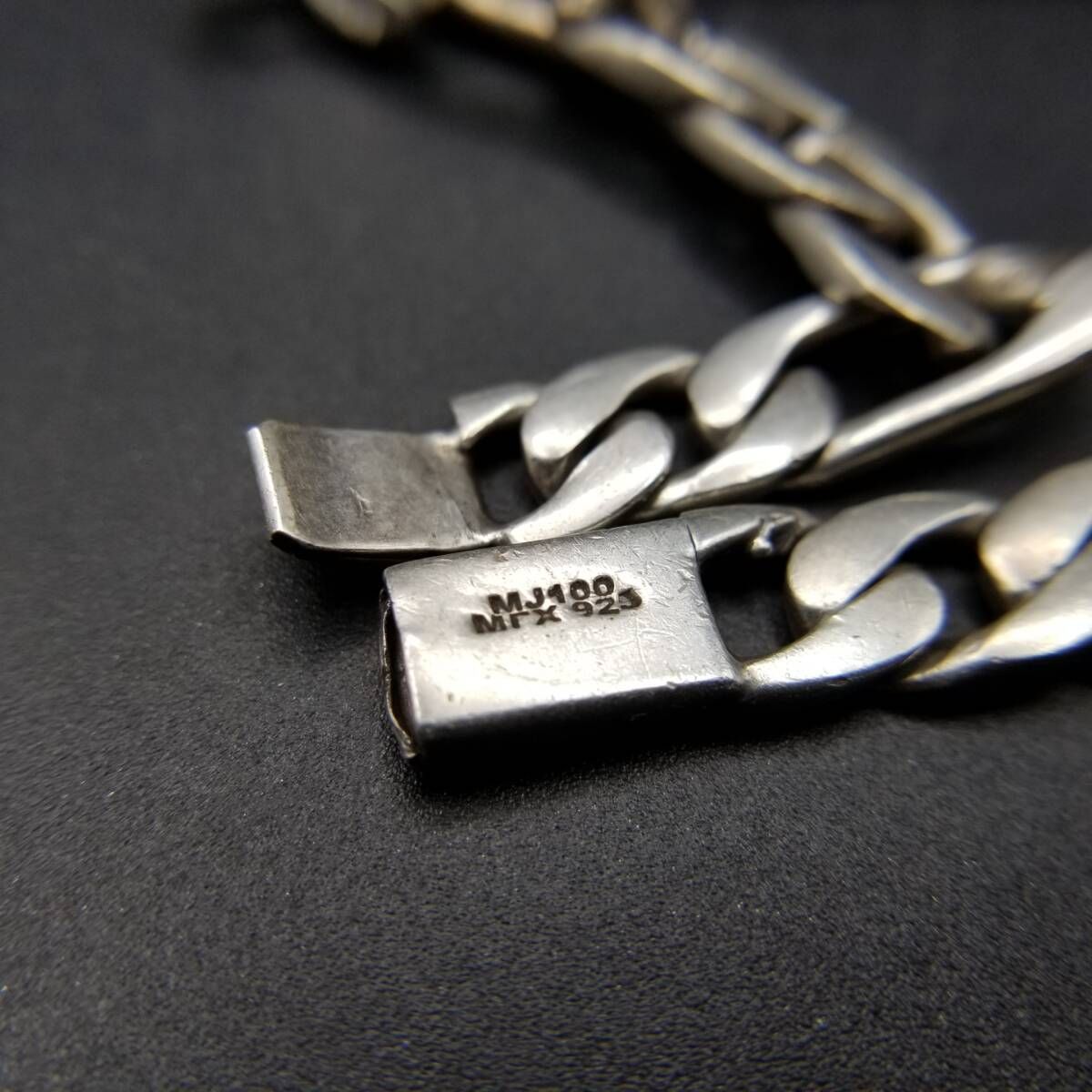 MJ100 MRX刻印 IDタグ 長方形プレート 925 シルバー ヴィンテージ