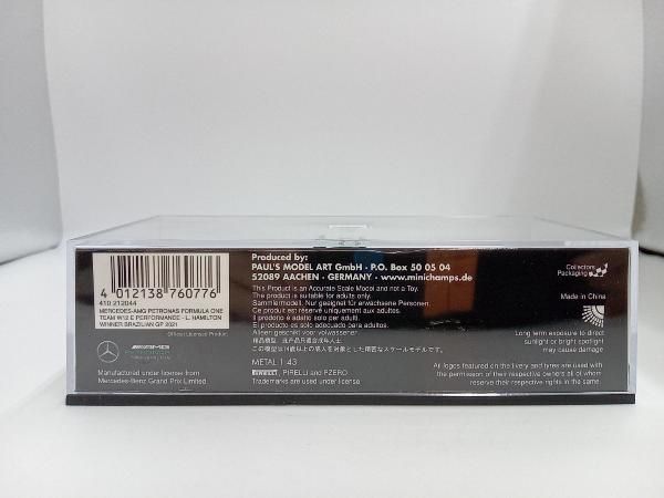 ミニチャンプス 1 43 メルセデス AMG F W 12 44 ハミルトン カタールGP 2021 MINICHAMPS