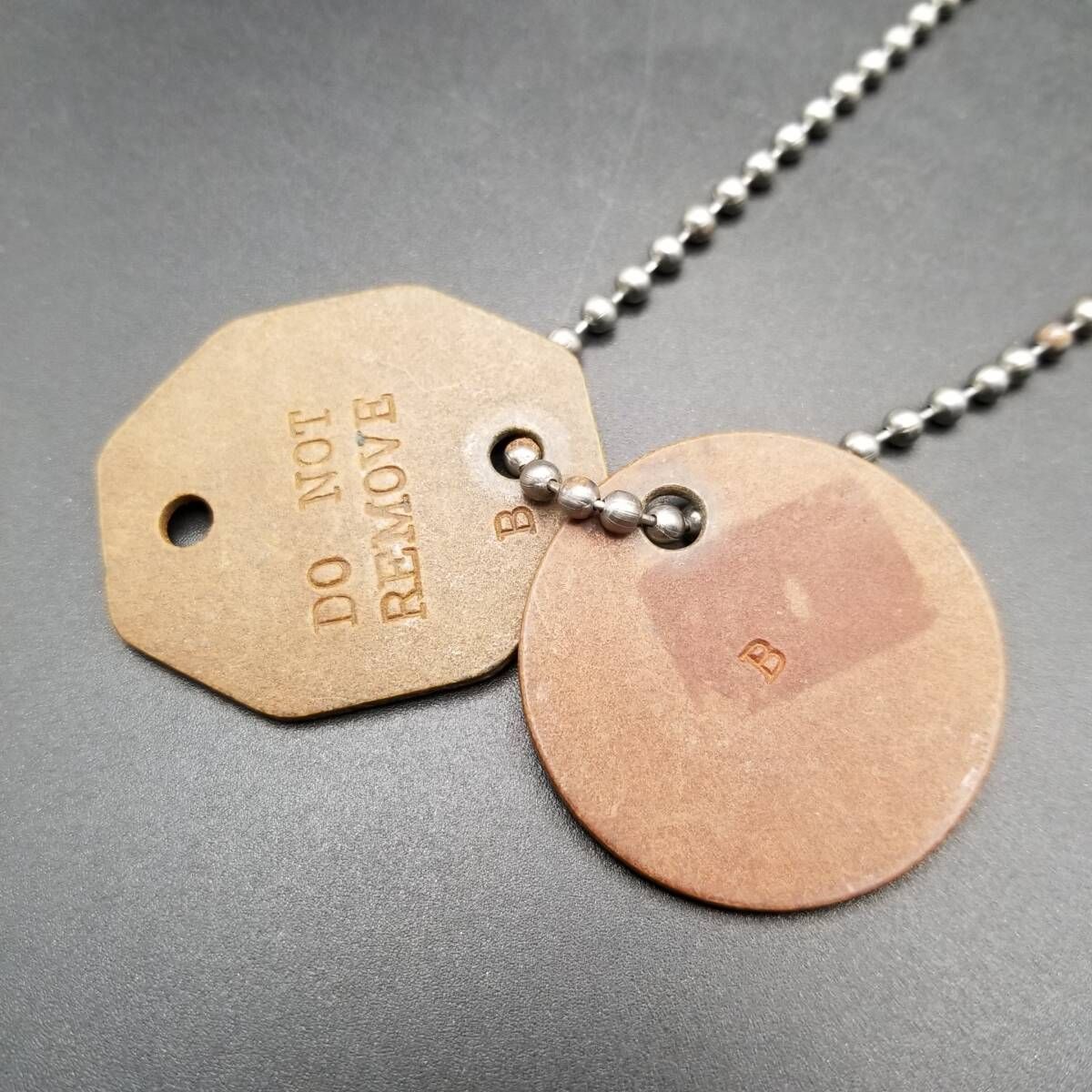 WWII期 Royal Canadian Air Force ヴィンテージ ドッグタグ ペンダント ネックレス Army Airman RCAF ネーム彫金 J E B uc Y 23 M