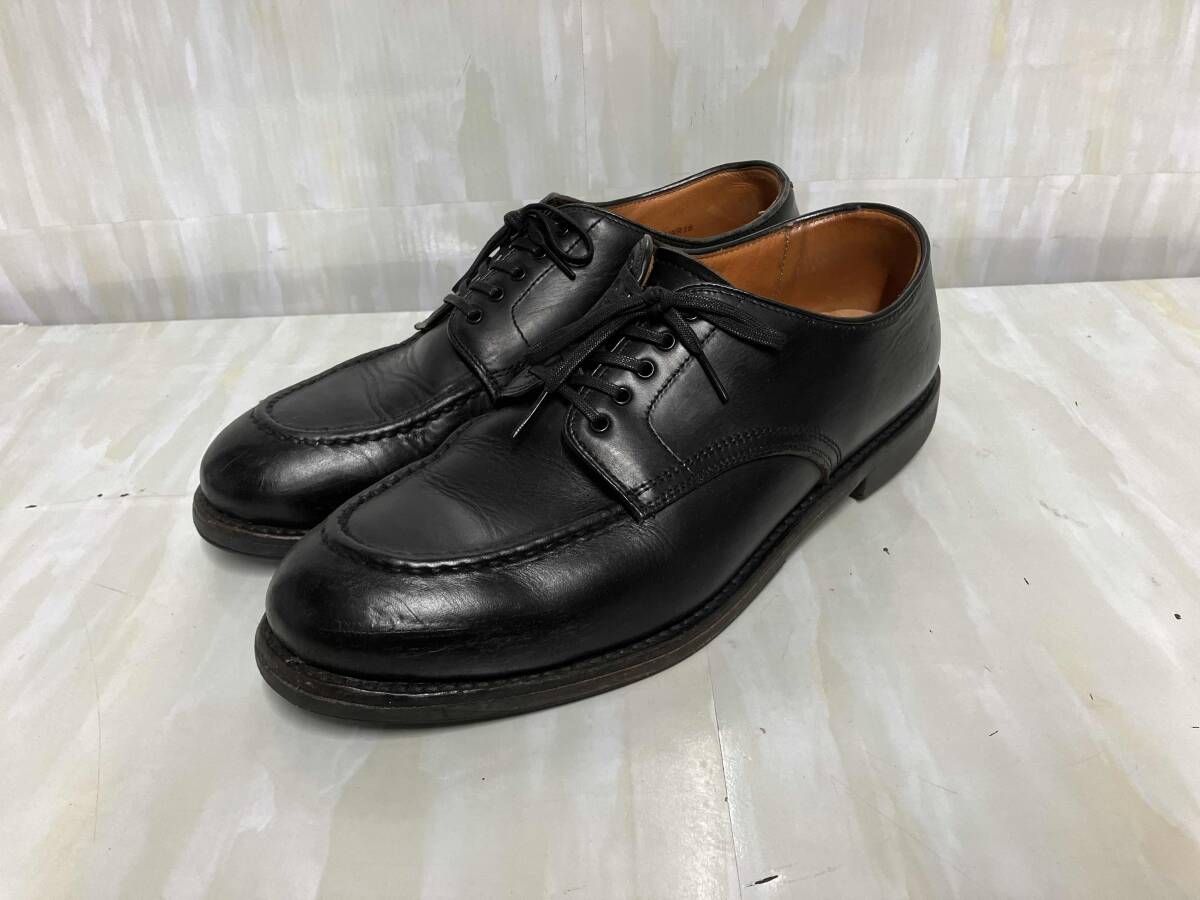 WHEEL ROBE HEAVY MOC TOE BLACK ウィールローブ ヘビーステッチング ドレスシューズ Uチップ 15078 ブラック US 8 5