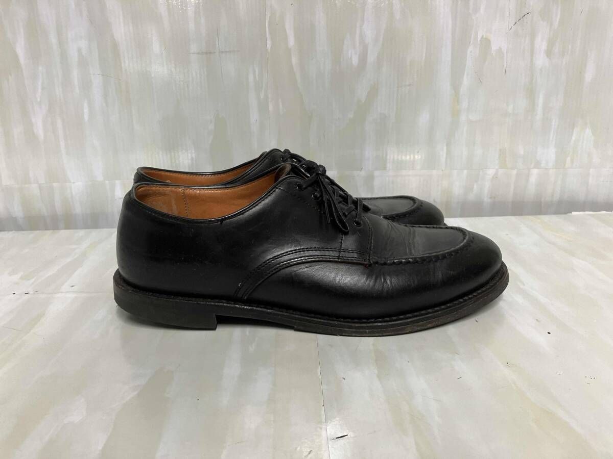 WHEEL ROBE HEAVY MOC TOE BLACK ウィールローブ ヘビーステッチング ドレスシューズ Uチップ 15078 ブラック US 8 5 肌触り良好 その他 