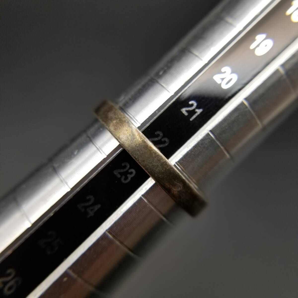 オニキス インレイ スクエア 925 シルバー ヴィンテージ シグネット