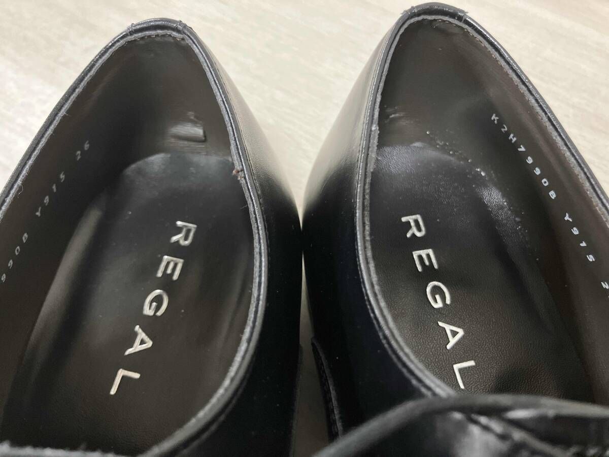 REGAL|リーガル|ドレスシューズ|内羽根ストレートチップ|ブラック|26 cm|Y 915 その他 ブーツ 革靴 靴