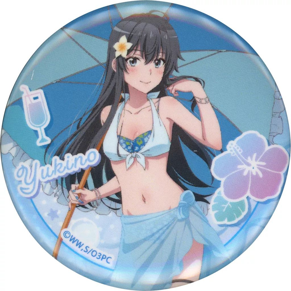 俺ガイル 雪ノ下雪乃 水着 缶バッジ 俺ガイル 雪ノ下雪乃 水着 缶バッジ グッズ-バッチ】やはり俺の青春