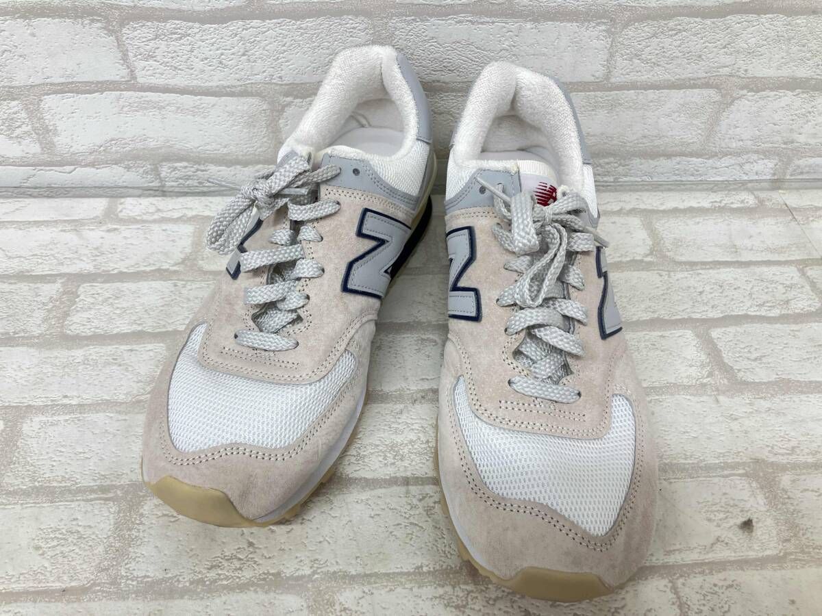 balance ニュー ンス スニーカー ローカット ベージュ UK 8 イングランド製