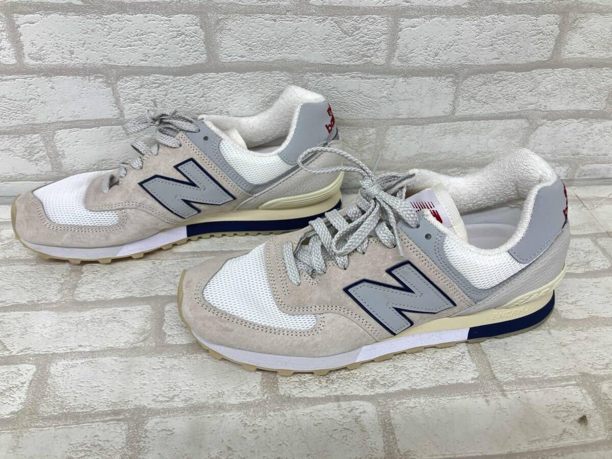 balance ニュー ンス スニーカー ローカット ベージュ UK 8 イングランド製