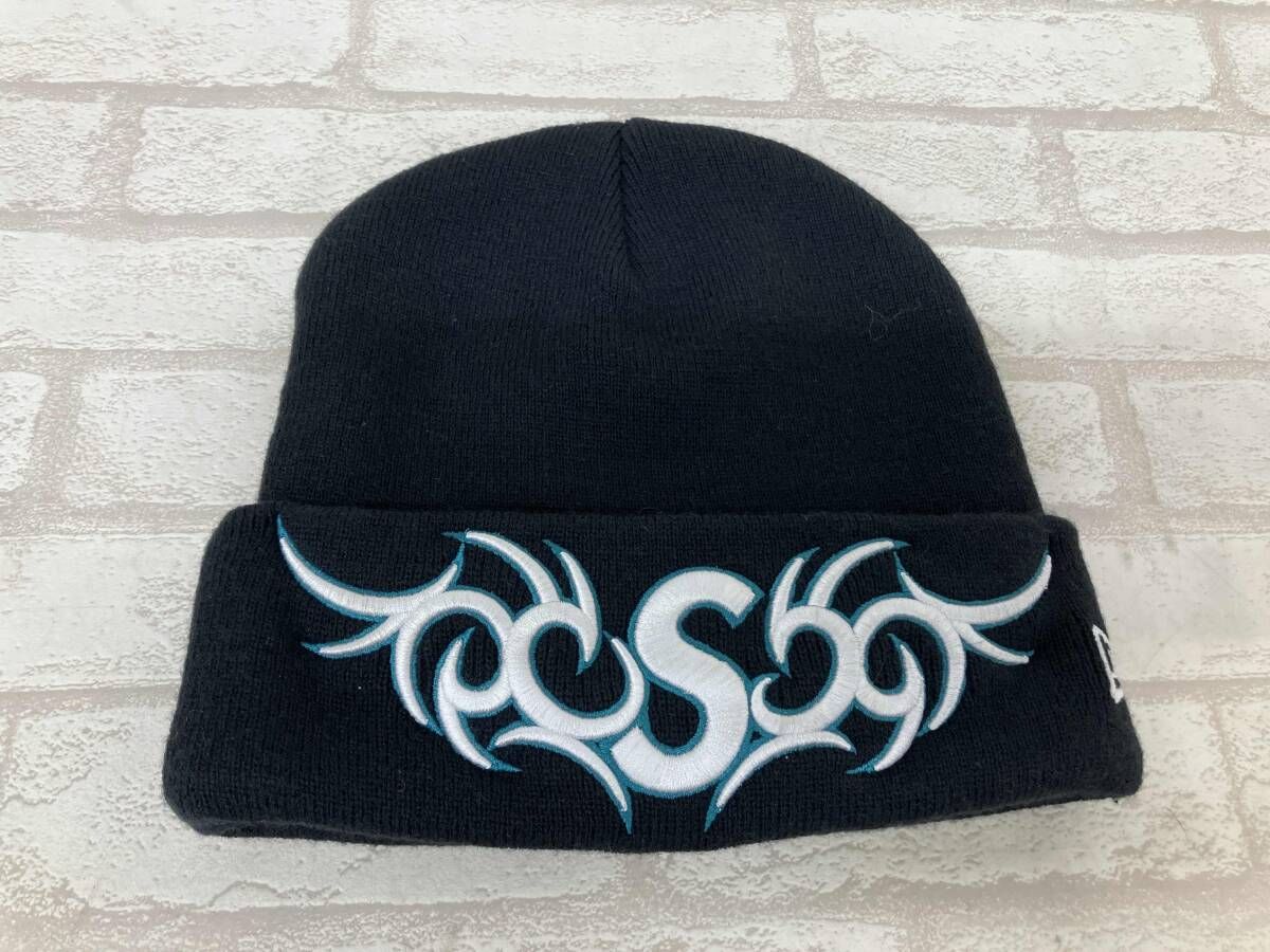 Supreme × ERA Tribal S Logo Beanie 25 AW シュプリーム ニューエラ トライバル ロゴ ビーニー ニットキャップ ブラック