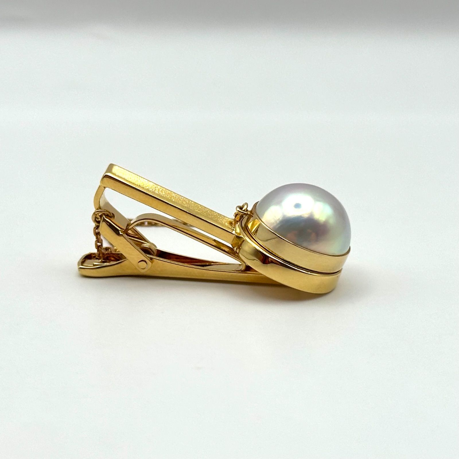 美品】TASAKI 田崎真珠 K18 ネクタイピン マベパール ゴールドカラー