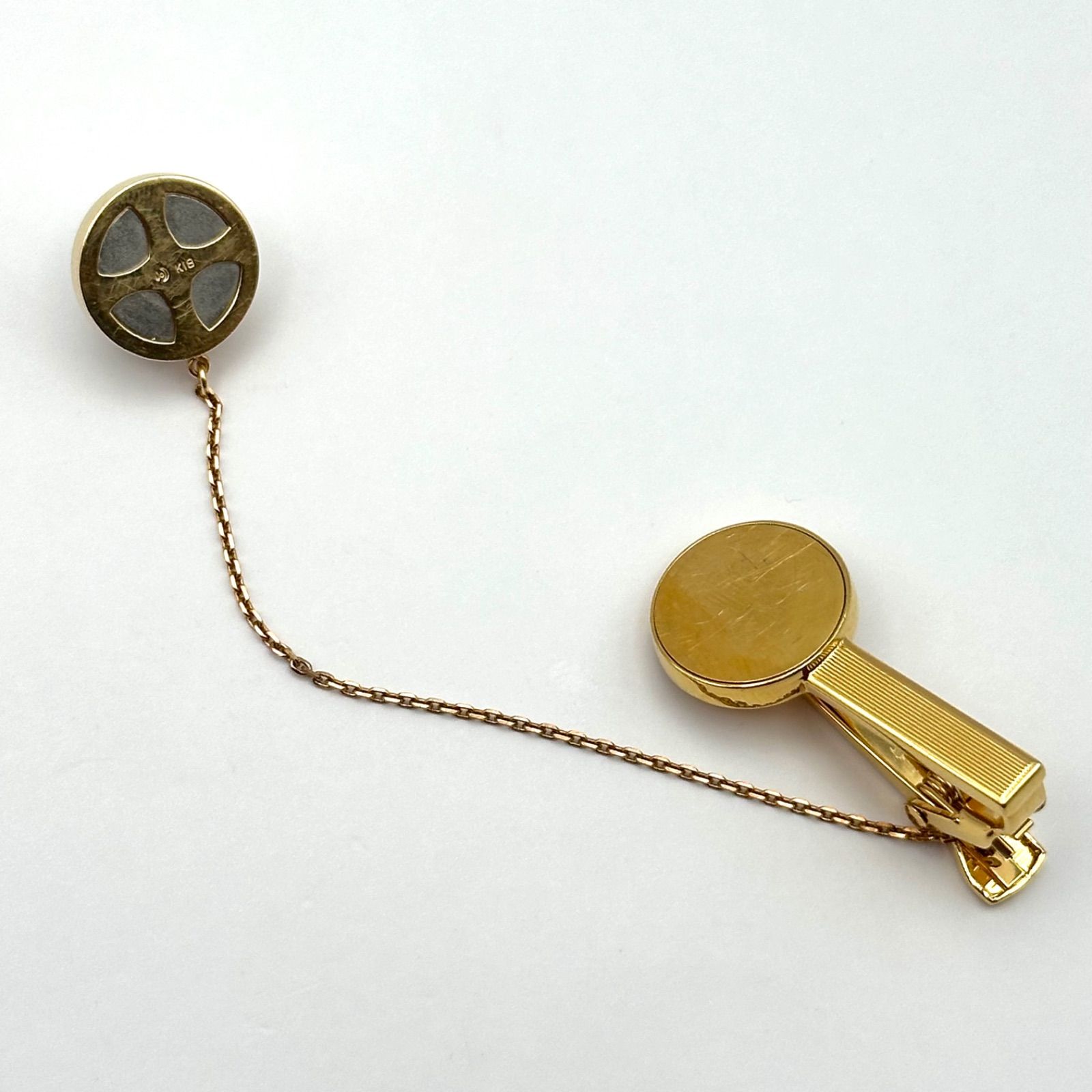 美品】TASAKI 田崎真珠 K18 ネクタイピン マベパール ゴールドカラー