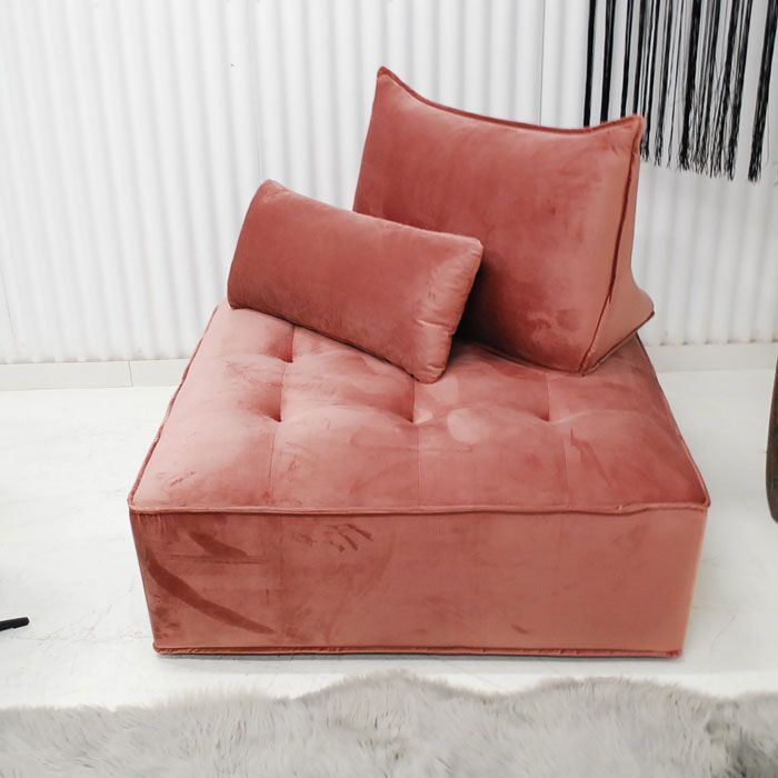 色 現品限り 一部 品 輸入品 アイランドソファー 正方形 100ｃｍ デザイン ピンク系 NO３４