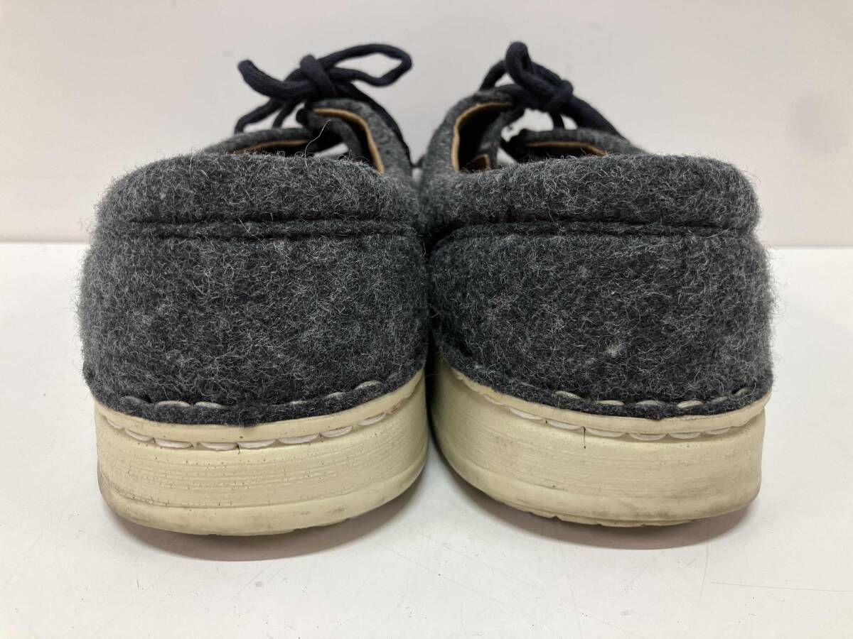 BIRKEN STOCK ビルケンシュトック パサデナ デッキシューズ モカシン スリッポン フェルト ウール グレー 26.5 cm