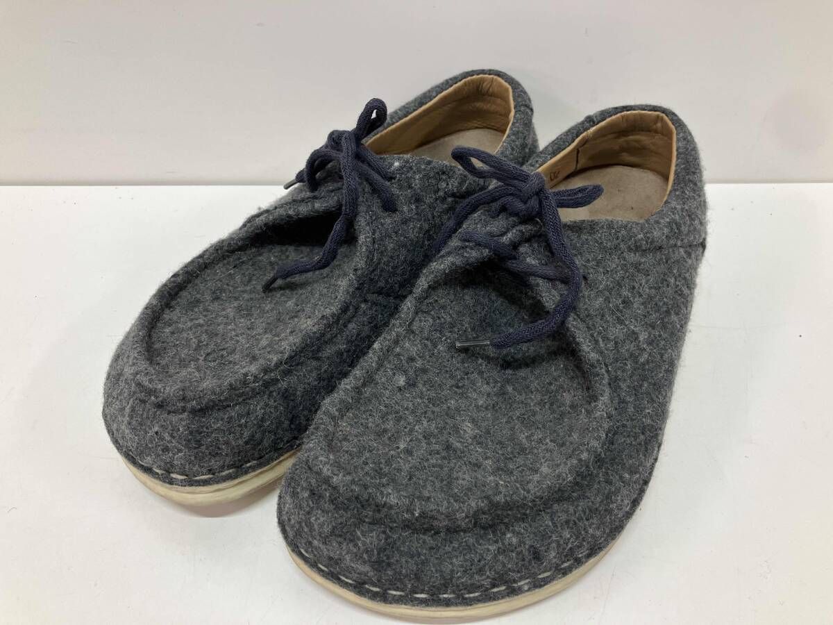BIRKEN STOCK ビルケンシュトック パサデナ デッキシューズ モカシン スリッポン フェルト ウール グレー 26.5 cm