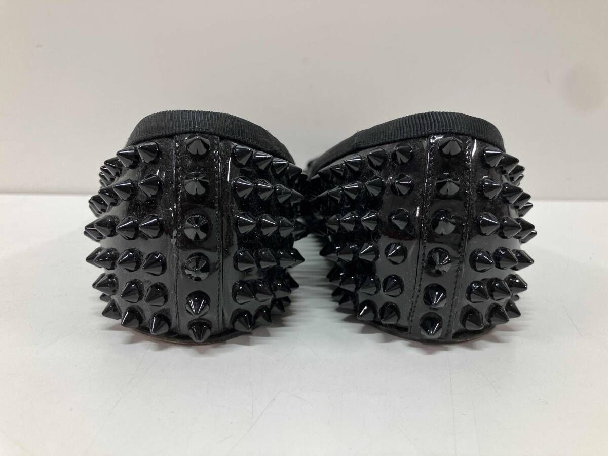Christian Louboutin クリスチャン ルブタン リボン スタッズ エナメル