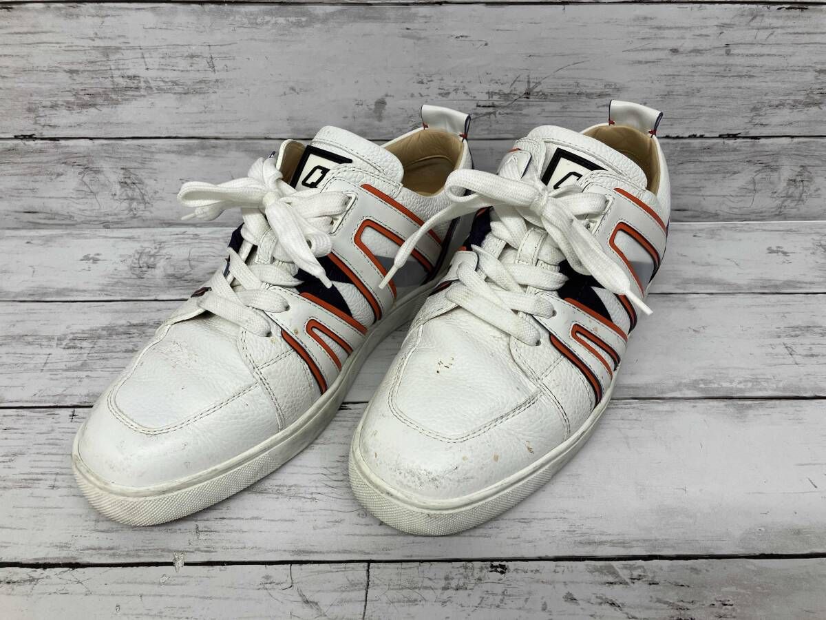 Christian Louboutin スニーカー VIDA VIVA FLAT ホワイト シューズカバー付き サイズ41